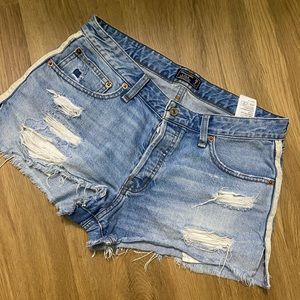 Blue Jean shorts from Abercrombie & Fitch